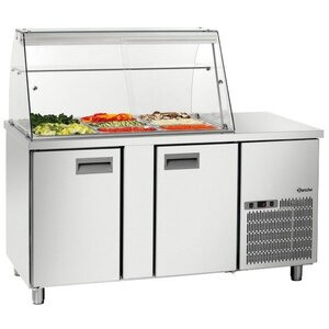 Bartscher Saladette | Avec Portes Coulissantes | 3 x 1/1 GN | 1535x700x(h)1355mm Bartscher Saladette | Avec Portes Coulissantes | 3 x 1/1 GN | 1535x700x(h)1355mm