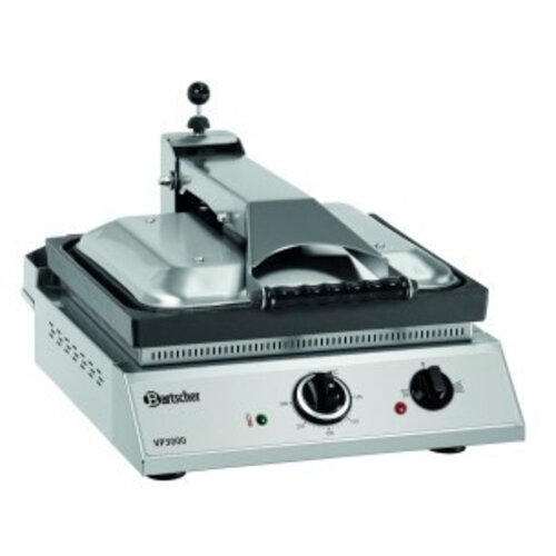 Bartscher Grill de Contact | 230 V | Nervuré | En Fonte | 380mmx470x(h)240mm Bartscher Grill de Contact | 230 V | Nervuré | En Fonte | 380mmx470x(h)240mm