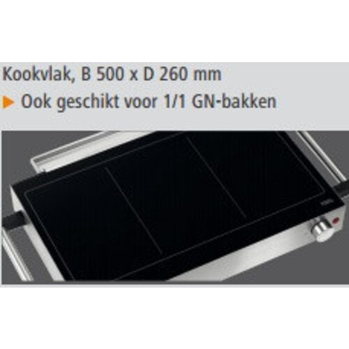 Bartscher Plaque de Cuisson | en Céramique | 220-240 V  | 655x415x(h)86mm