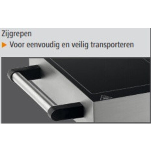 Bartscher Plaque de Cuisson | en Céramique | 220-240 V  | 655x415x(h)86mm