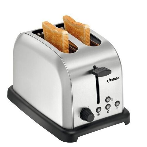 Bartscher Grille-Pain | 230 V | Acier inoxydable Brossé | 195x300x(h)200mm
