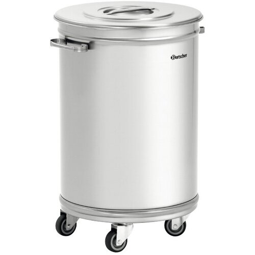 Bartscher Poubelle Sur Roues| 56 Litres | Avec poignée| 460x400x(h)620mm