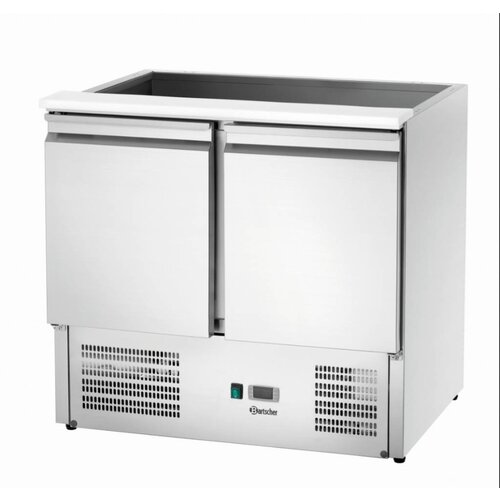 Bartscher Saladette | 250  litres | 2 x 1/1 GN + 3 x 1/6 GN | 900x700x(h)850mm