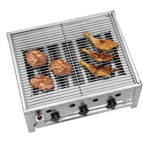 Bartscher Grill Combiné à Gaz | 10 kW | 685x560x(h)275mm Bartscher Grill Combiné à Gaz | 10 kW | 685x560x(h)275mm