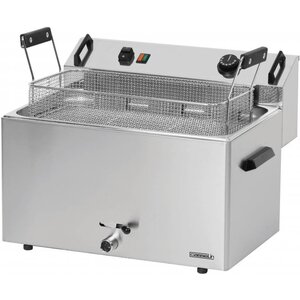 Casselin Friteuse à Beignets | Electrique | Zone Froide | 16 litres | 400V | 9kW | 540x450x(h)370mm