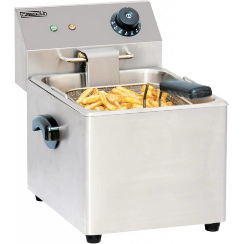 Casselin Friteuse | 8 Litres | 3,2kW | 265x430x(H)340mm