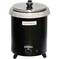 Soupière Electrique | Thermolaqué | Récipient Amovible en Inox | 8,5 Litres
