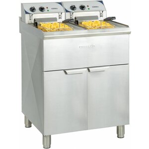 Casselin Friteuse | Electrique | 2x 10 Litres | 400 V | 2x 9 kW | 660x700x(H)1080mm