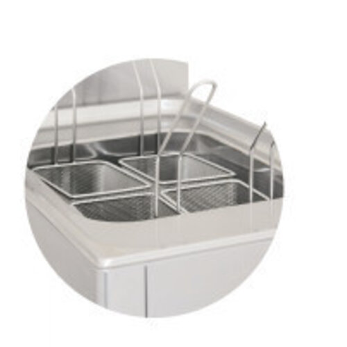 Casselin Cuiseur à Pâtes | Electrique | avec Soubassement | 3000W | avec 1 ou 4 Paniers | 330x600x(H)880mm Casselin Cuiseur à Pâtes | Electrique | avec Soubassement | 3000W | avec 1 ou 4 Paniers | 330x600x(H)880mm