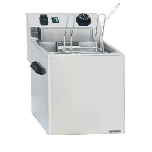 Casselin Cuiseur à Pâtes | Electrique | Modèle de Table | 3400W | avec 1 ou 3 Paniers | 270x420x(H)300mm