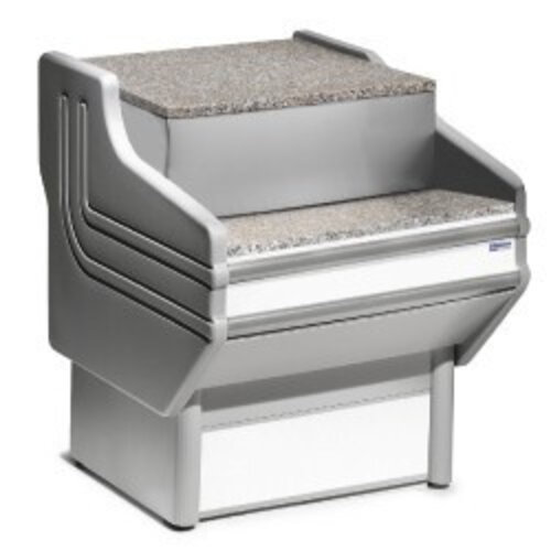 Diamond Comptoir Vitrine Réfrigéré | Vitre Bombée | Plan de Travail en Granit | 4° / 6°  | 2000x930x(h)1270mm