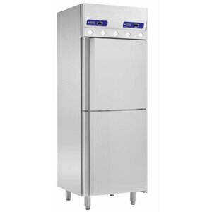 Diamond Armoire Frigorifique et Congélation Ventilée | 2x 350Ltr | 2 Portes GN 2/1 | 720x850x(h)2070mm