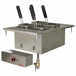 Diamond Cuiseur à Pâtes Electrique | Inox | à Encastrer | 20 Litres | 400V/6kW | 400x600mm Diamond Cuiseur à Pâtes Electrique | Inox | à Encastrer | 20 Litres | 400V/6kW | 400x600mm