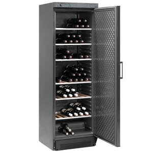 Diamond Armoire Cave à Vins | Ventilé | 380 Litres | Porte Vitrée | Noir | 595x595x(h)1840mm Diamond Armoire Cave à Vins | Ventilé | 380 Litres | Porte Vitrée | Noir | 595x595x(h)1840mm
