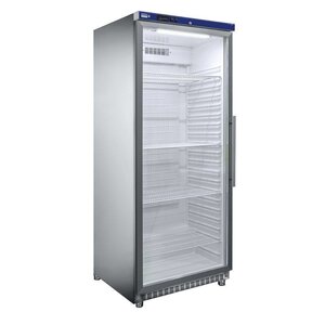 Diamond Armoire Frigorifique | Inox | GN 2/1 | Porte Vitrée | 600 Litres | 780x740x(h)1925mm Diamond Armoire Frigorifique | Inox | GN 2/1 | Porte Vitrée | 600 Litres | 780x740x(h)1925mm