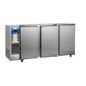 Diamond Arrière Bar | 3 Portes | Inox |  579 Litres  | 2065x565x(h)890/905mm