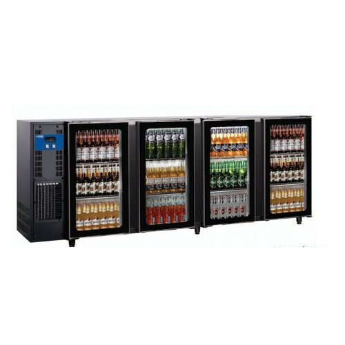 Diamond Arrière Bar | 4 Portes Vitrées | 783 Litres | 2675x565x(h)890/905mm