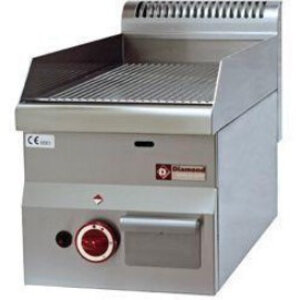Diamond Plaque de Cuisson | Pro 600 | Gaz | Rainuré | 300x600x(h)280/400mm