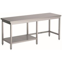 Table De Travail | Avec ½ Étagère | 1000x700x(h)900mm