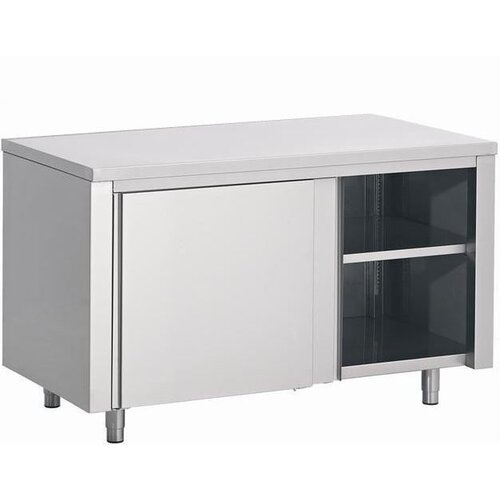 Combisteel Meuble De Travail | Portes Coulissantes | 1200x600x(h)850mm