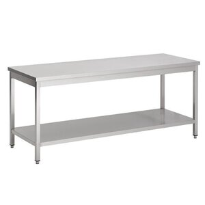 Combisteel Table De Travail | Avec Étagère Démontable | 800x700x(h)850mm