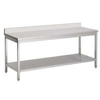 Table De Travail | Avec Étagère | Rebord| 800x600x(h)850mm