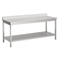 Table De Travail | Avec Étagère | Rebord| 800x700x(h)850mm