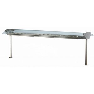 Combisteel Pont en Verre | Avec Éclairage | 230 V | 1370X310X(h)120/520mm