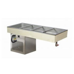 Combisteel Cuve Réfrigérée | Type  4x1 GN |230V | 1362X595X(h)650mm