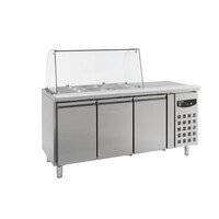 Saladette | Avec 3 Portes | 230V | 1795x700x(h)1365mm