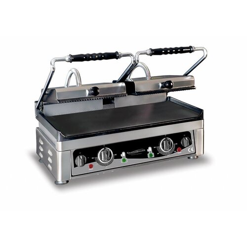 Combisteel Grill de Contact Double | Rainuré | 230V/3,5kW - 560x440x300(h)mm