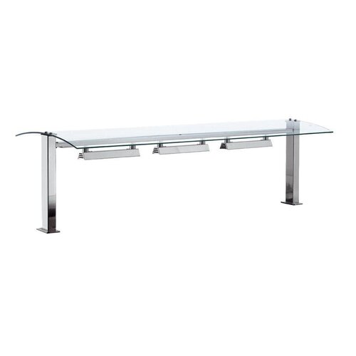 Combisteel Pont de verre| Chauffant |  2x GN1 / 1 | Drop-In | 844x540x(h)437mm