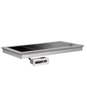 Combisteel Plaque Chauffante | Drop in | 2x1/1GN |0,57KW/230V| 844X650X(h)290mm