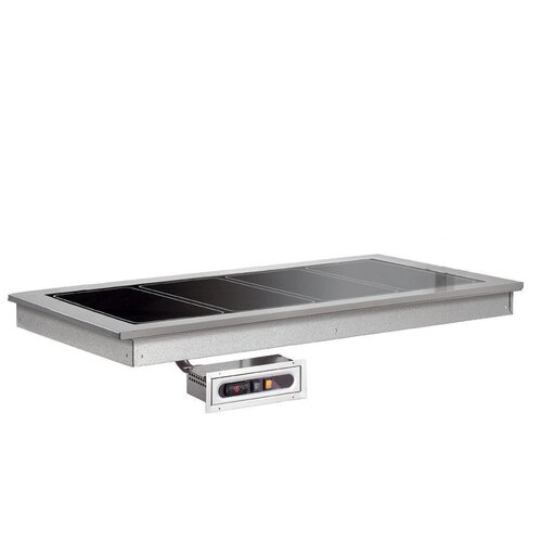 Combisteel Plaque Chauffante | Drop in | 2x1/1GN |0,57KW/230V| 844X650X(h)290mm