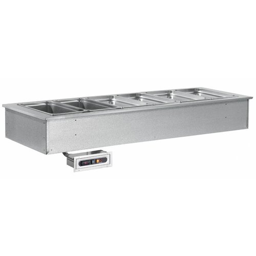 Combisteel Cuve Chauffante | Drop in | 5x1/1GN | 230 V | 1819X650X(h)290mm Combisteel Cuve Chauffante | Drop in | 5x1/1GN | 230 V | 1819X650X(h)290mm