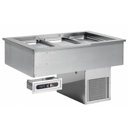 Combisteel Cuve Réfrigérée | Drop in | 3x1/1GN | 230 V | 1169X650X(h)565mm