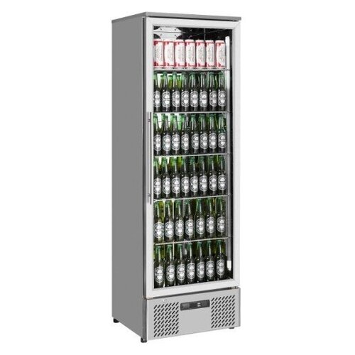 Combisteel Réfrigérateur Porte Vitrée | 293 Litres | en Inox | Eclairage LED | 600x515x1820mm Combisteel Réfrigérateur Porte Vitrée | 293 Litres | en Inox | Eclairage LED | 600x515x1820mm