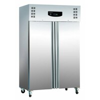 Congélateur |1200 Litres | 2 Portes | en Inox | 1340x810x(h)2010mm