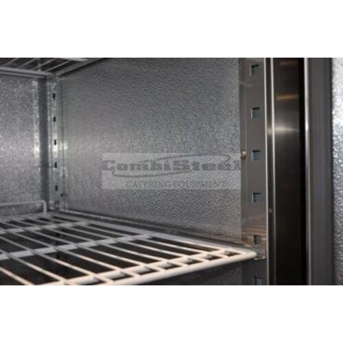 Combisteel Congélateur |1200 Litres | 2 Portes  | en Inox | 1340x810x(h)2010mm