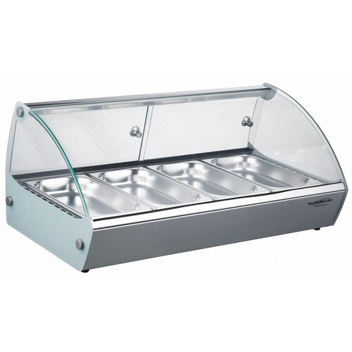 Combisteel Vitrine Chauffante | 4x1/3GN | 230V | 840X395X(h)270mm