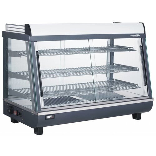 Combisteel Vitrine Chauffante | 136 Litres | 230V | 915X484X(h)662,5mm