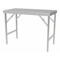 Table de Travail | Pliante | Inox | 27 Kg | 1500x700x(h)850mm
