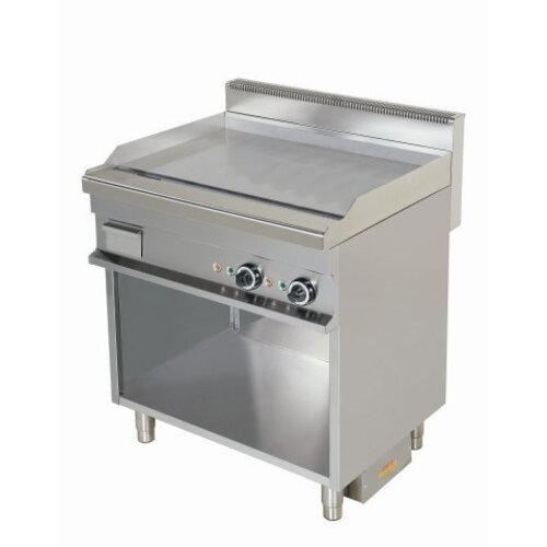 Combisteel Grill sur Armoir | Chrome lisse | à GAZ | 800X700X(h)900mm