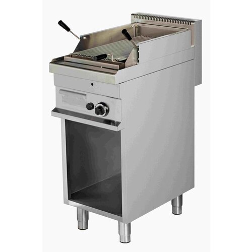 Combisteel Grill Sur Armoir | à Gaz | Nervurée | 400x700x(h)900mm