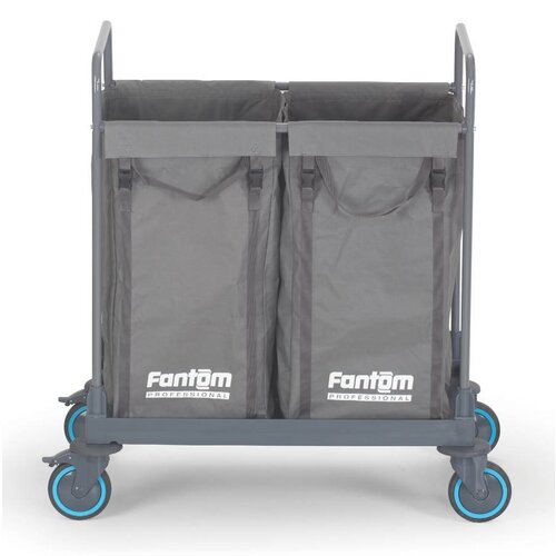 Combisteel Chariot de Transport | à Linge | Sac 2x125 Litres | 910x530x(h)1120mm