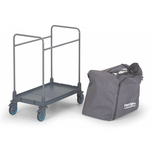 Combisteel Chariot de Transport | à Linge | Sac 1x260 Litres | 910x530x(h)1120mm