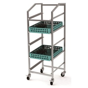 Combisteel Trolley Pour Paniers | de Lavage | 550x510x(h)1520mm