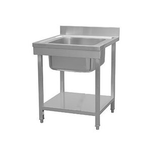 Combisteel Evier avec Etagère | Poids 40 Kg | 700x700x(h)850mm Combisteel Evier avec Etagère | Poids 40 Kg | 700x700x(h)850mm