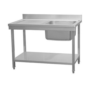 Combisteel Table de Prélavage | Avec Etagère | 1200x700x(h)850mm Combisteel Table de Prélavage | Avec Etagère | 1200x700x(h)850mm
