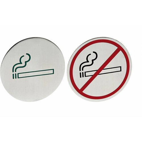 Hendi Pictogramme Non Fumeur | Inox | ø75 mm